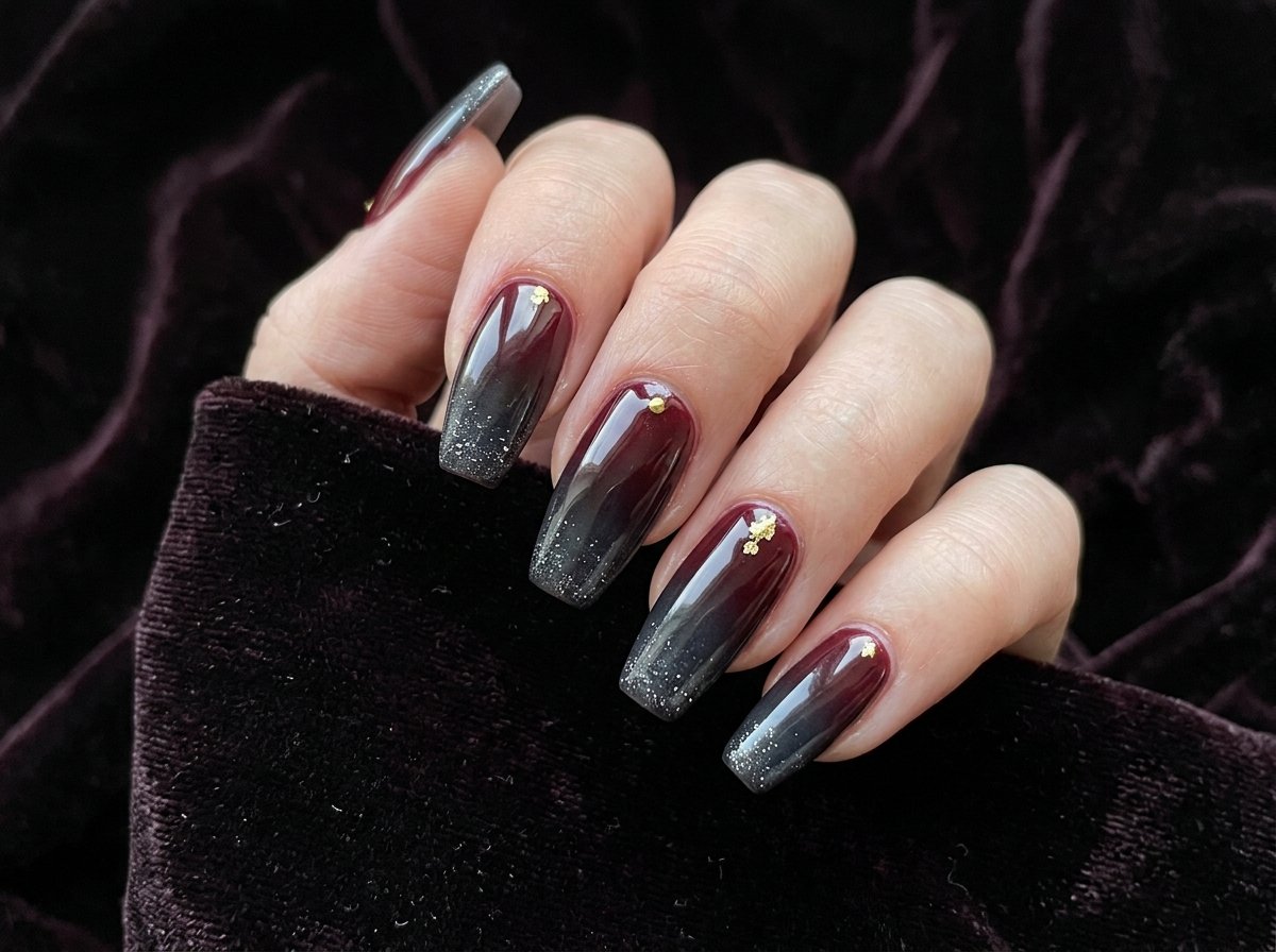 Coffin nails with dark gradient 20261020211915