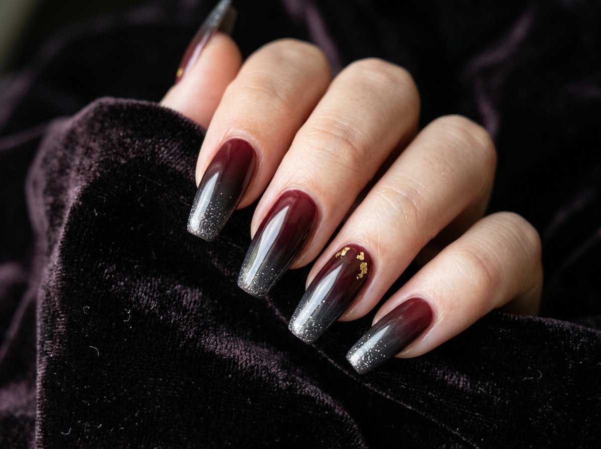 Coffin nails with gradient polish 20261020211915